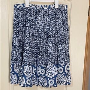 MICHAEL Michael Kors Navy and White cotton skirt